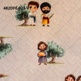 Tricoline Digital 100% Algodão - Coleção Tenha Fé