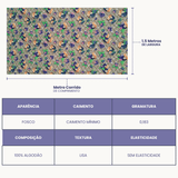 Tricoline Digital 100% Algodão - Geleia e Mel - Geleia de Amora