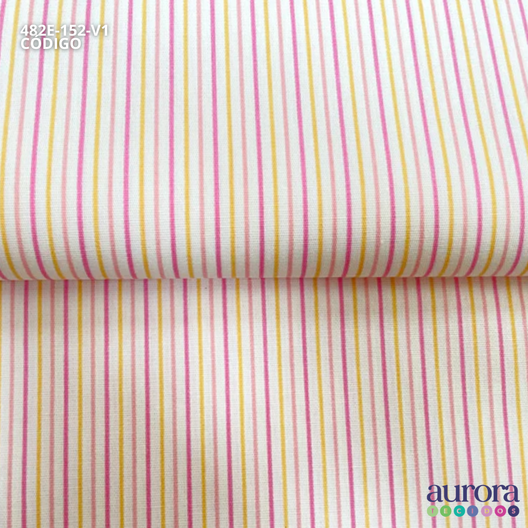 Tricoline Bellagio 170 fios - Listrado Frescor