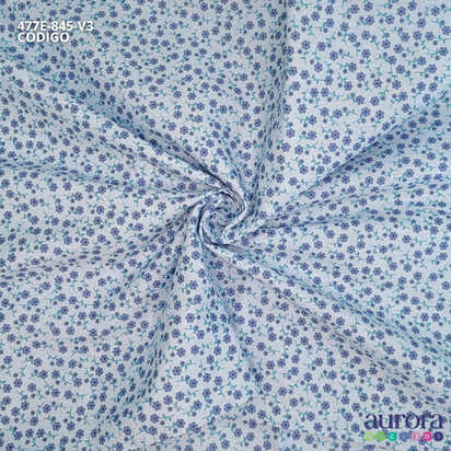 Tricoline Modena 100% Algodão - Mini Floral Colorato