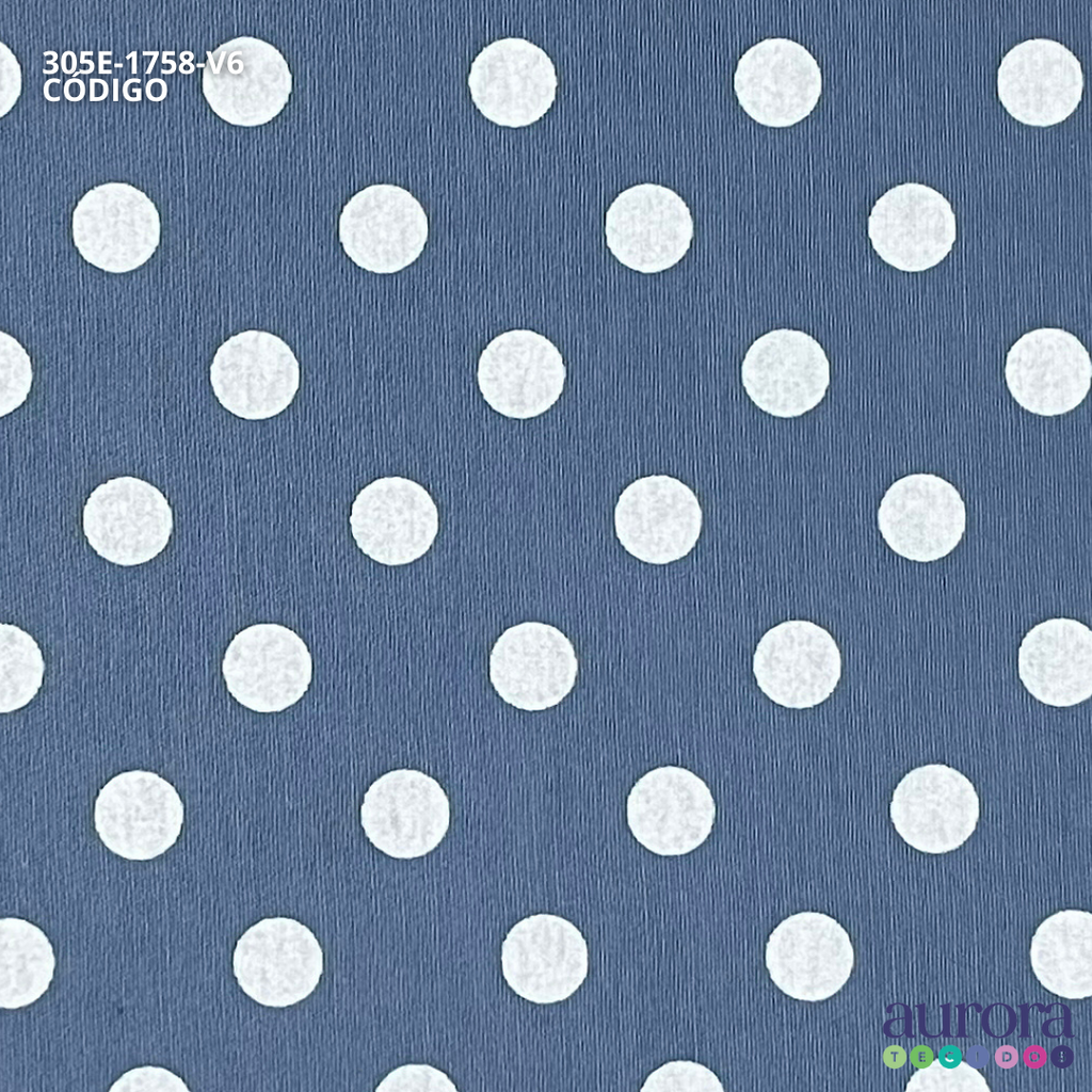 Tricoline Milano | Tecido P/ Artesanato e Costura | Estampa Poá