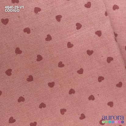 Cotton Linen - Linho com Algodão - Coração