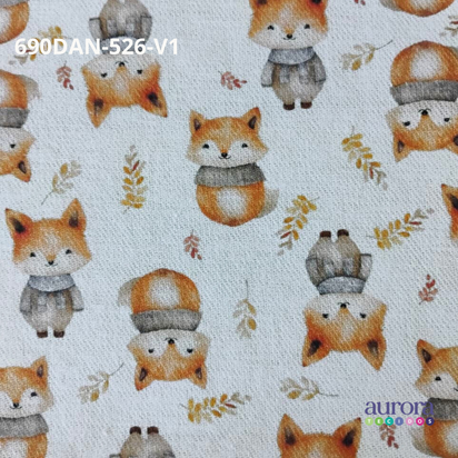 Tecido Flanela Digital -Estampas Animais