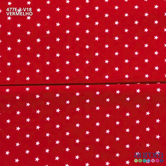 Tricoline Modena 100% Algodão - Estrela