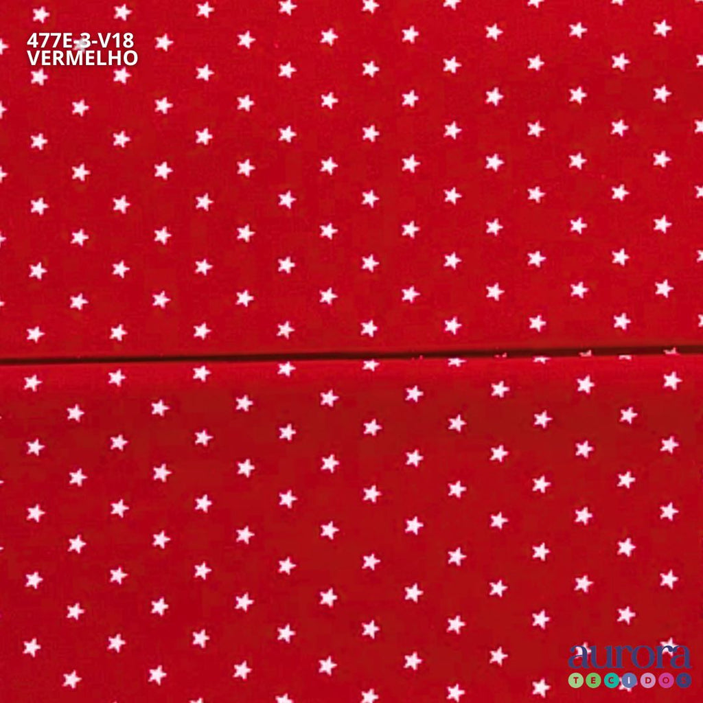 Tricoline Modena 100% Algodão - Estrela