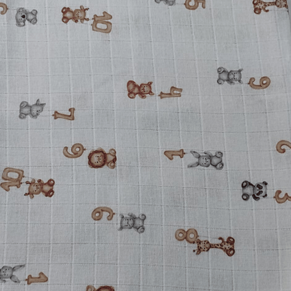 Fraldas Mini Quadriculadas Estampas Digitais - Coleção Brinquedos