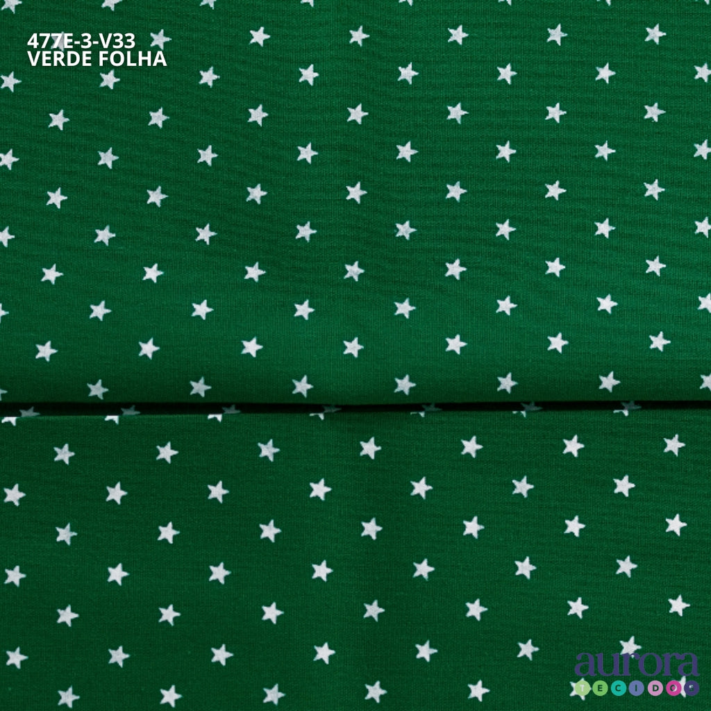 Tricoline Modena 100% Algodão - Estrela