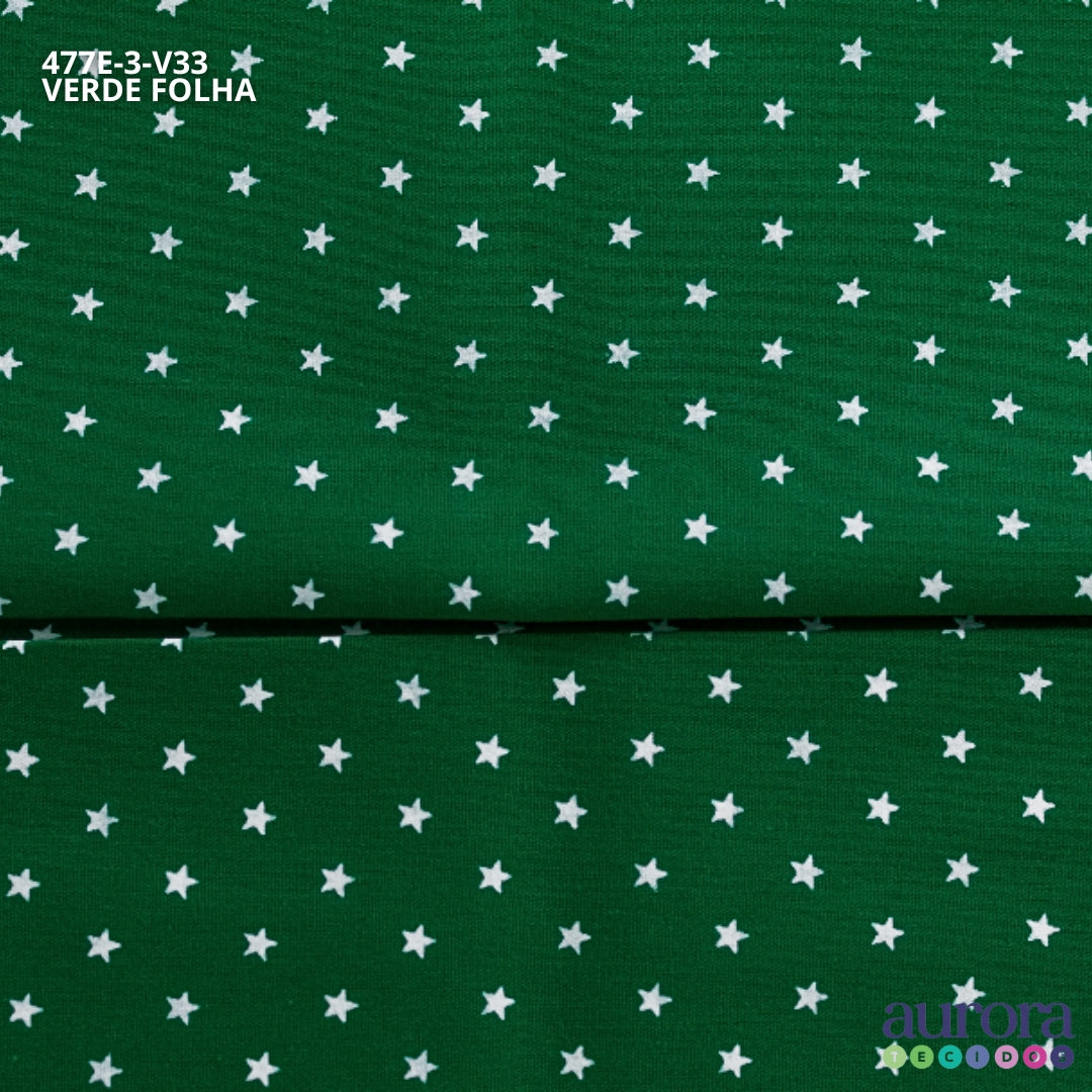 Tricoline Modena 100% Algodão - Estrela
