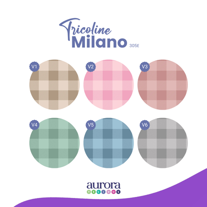 Tricoline Milano - Camisaria Xadrez Entardecer