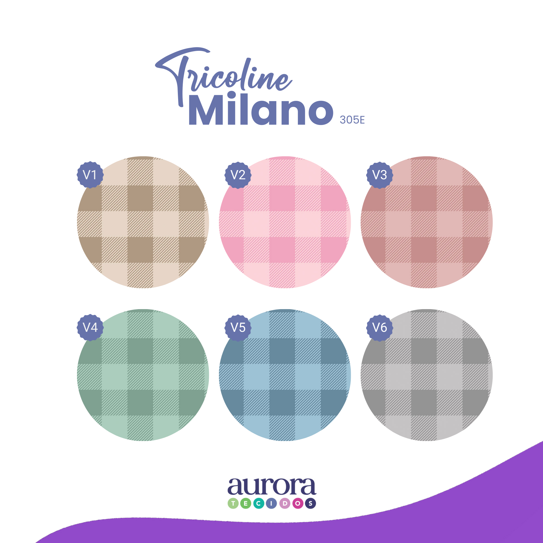 Tricoline Milano - Camisaria Xadrez Entardecer