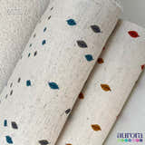 Cotton Linen - Linho com Algodão - Mini Folhas Entardecer