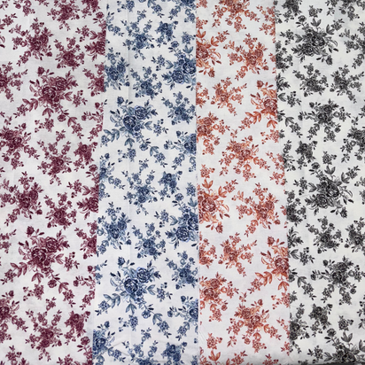 Tricoline Modena 100% Algodão - Bella Cucina - Floral