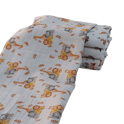 Fraldas Mini Quadriculadas Estampas Digitais - Coleção Ursos