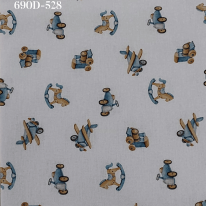 Tecido Flanela Digital - Estampas Brinquedos