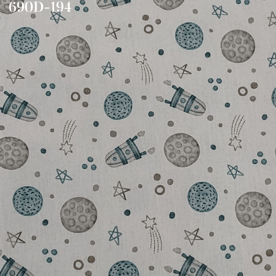 Tecido Flanela Digital - Estampas de Frutas