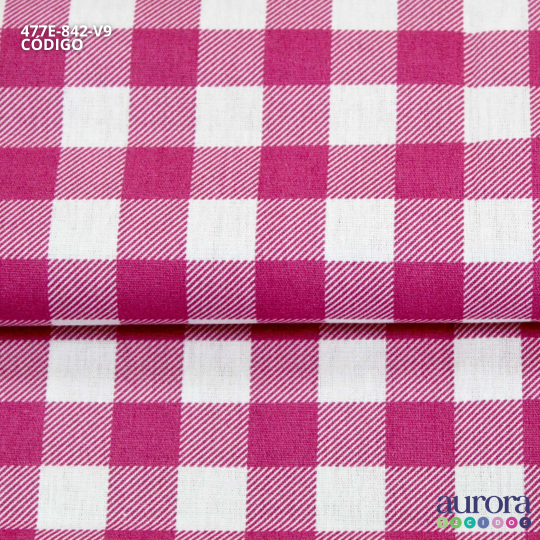 Tricoline Modena 100% Algodão  - Xadrez