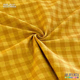 Cotton Linen - Linho com Algodão - Estampa  Xadrez
