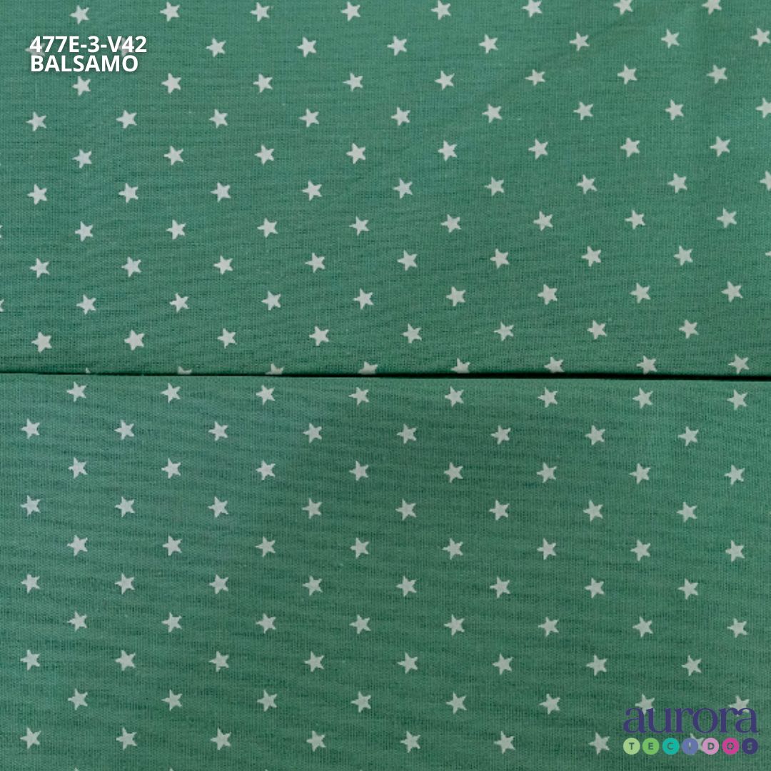 Tricoline Modena 100% Algodão - Estrela