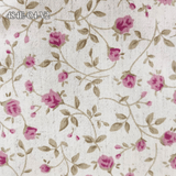 Tecido Linho com Algodão - Coleção Artesanato - Estampa Mini Rosas