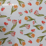 Tecidos Tricoline 100% Algodão Coleção Baby Estampa Flores