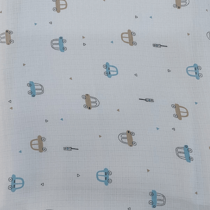 Fraldas Vichy Estreita Estampas Variadas