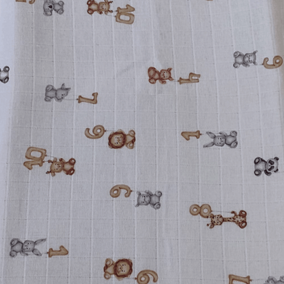 Fraldas Mini Quadriculadas Estampas Digitais - Coleção Brinquedos