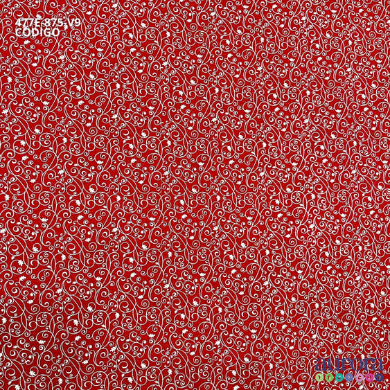 Tricoline Modena 100% Algodão - Bella Cucina Mini Flores