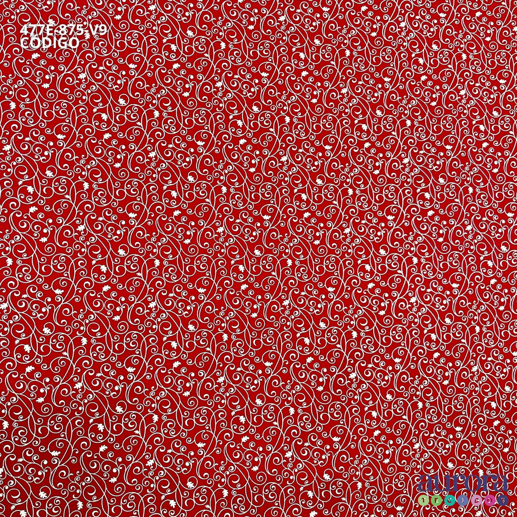 Tricoline Modena 100% Algodão - Bella Cucina Mini Flores