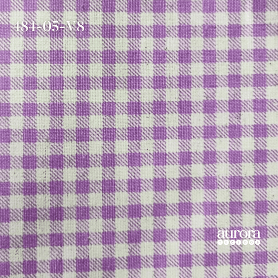 Tecido Linho Misto com Algodão Estampa Xadrez Vichy