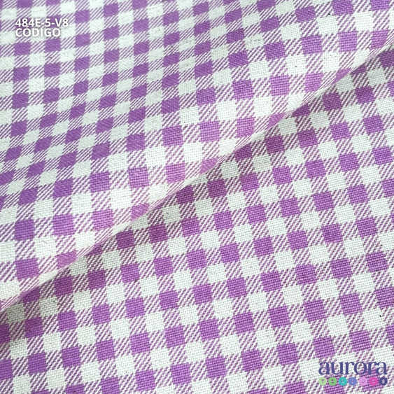 Cotton Linen - Linho com Algodão Estampa Xadrez Vichy