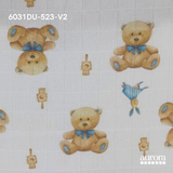 Fraldas Mini Quadriculadas Estampas Digitais - Coleção Ursos