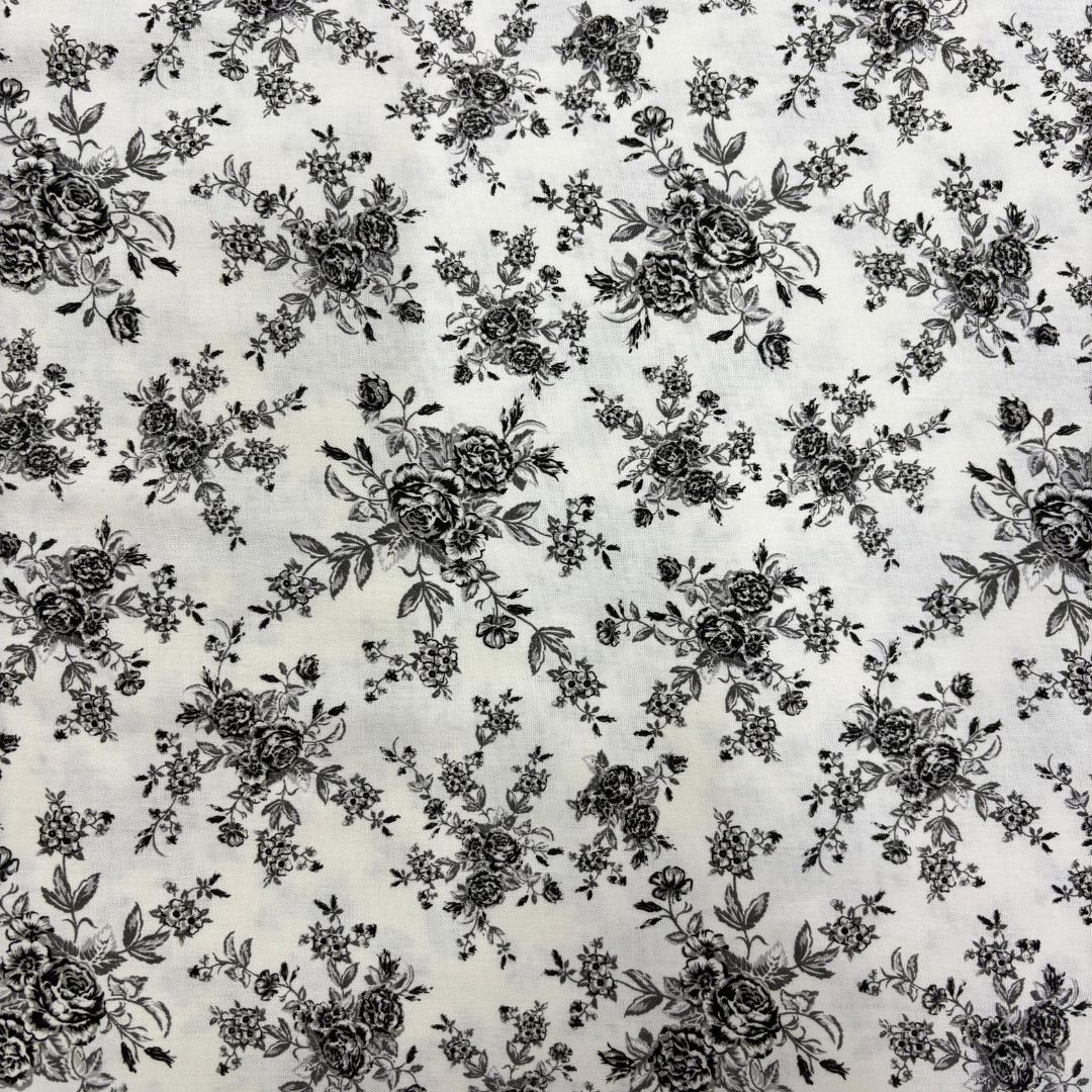 Tricoline Modena 100% Algodão - Bella Cucina - Floral