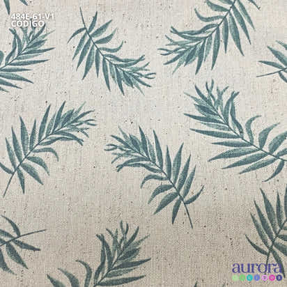 Cotton Linen - Linho com Algodão - Estampa Raminhos