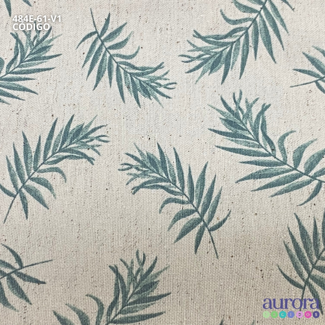 Cotton Linen - Linho com Algodão - Estampa Raminhos