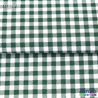Tricoline Modena 100% Algodão - Xadrez Vichy