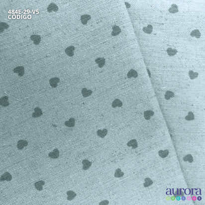 Cotton Linen - Linho com Algodão - Coração