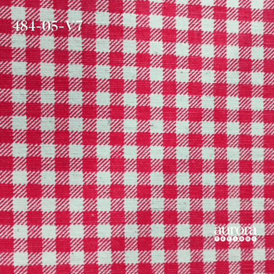 Tecido Linho Misto com Algodão Estampa Xadrez Vichy