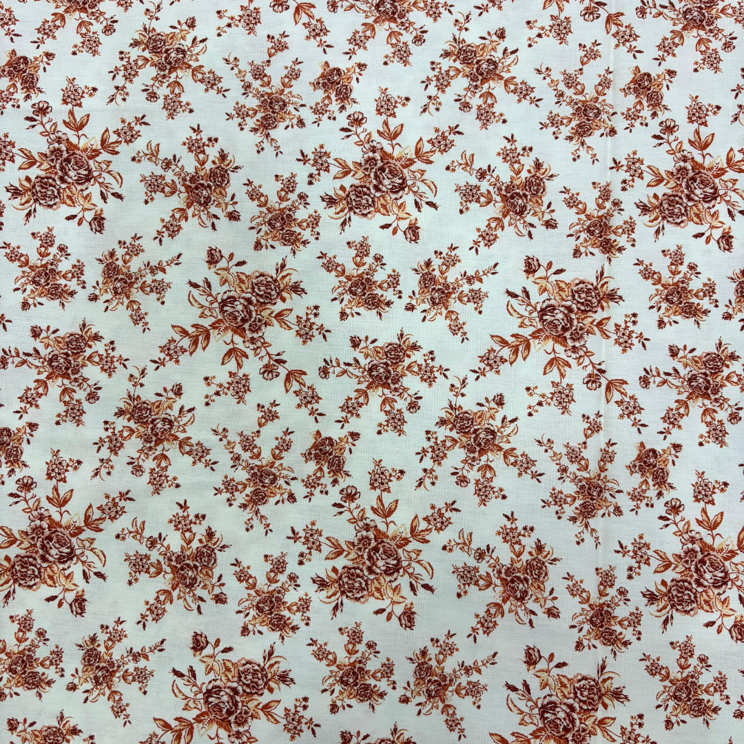 Tricoline Modena 100% Algodão - Bella Cucina - Floral