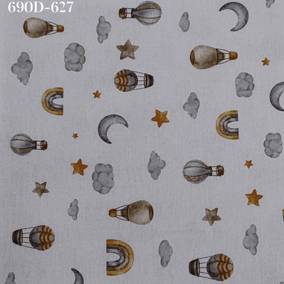 Tecido Flanela Digital - Estampas de Frutas