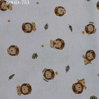 Tecido Flanela Digital -Estampas Animais