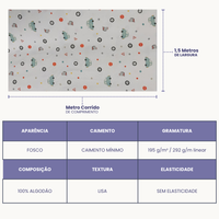 Tecidos Tricoline 100% Algodão Coleção Baby Estampa Brinquedos