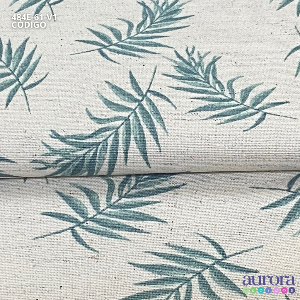 Cotton Linen - Linho com Algodão - Estampa Raminhos
