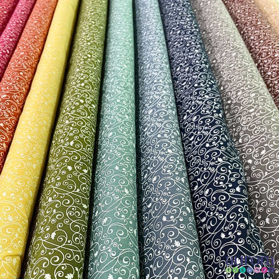 Tricoline Modena 100% Algodão - Bella Cucina Mini Flores