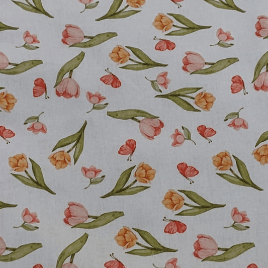 Tecido Flanela Digital  Estampa Flores