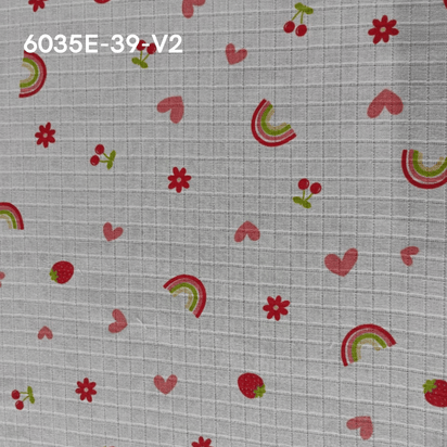 Fraldas Vichy Estreita estampadas