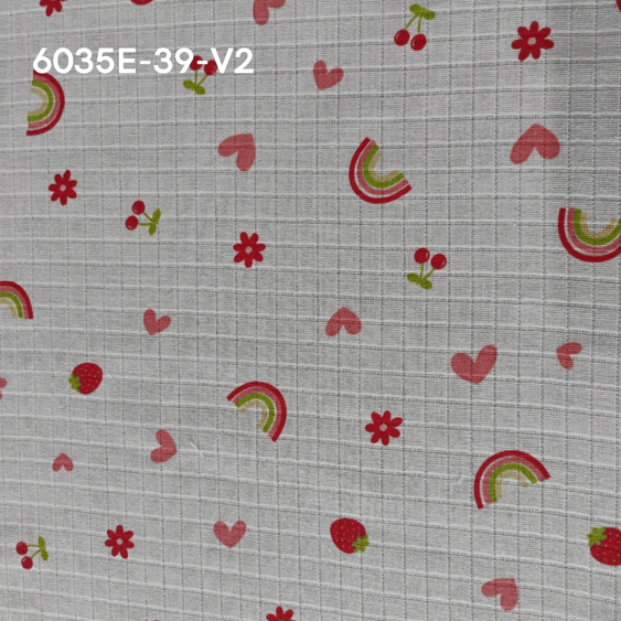 Fraldas Vichy Estreita estampadas