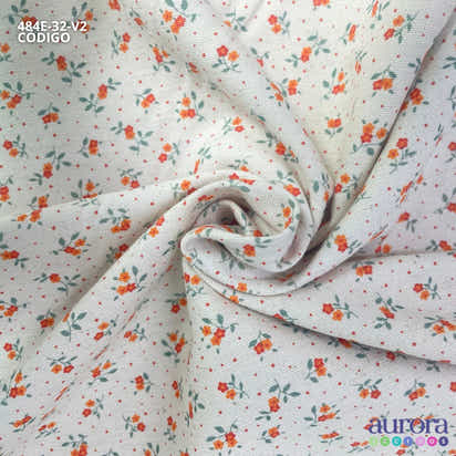 Cotton Linen - Linho com Algodão - Estampa Florzinhas II
