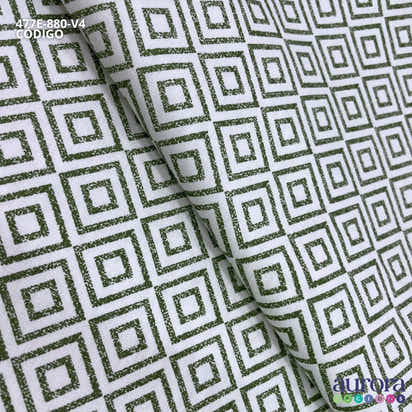 Tricoline Modena 100% Algodão - Bella Cucina Geométricos