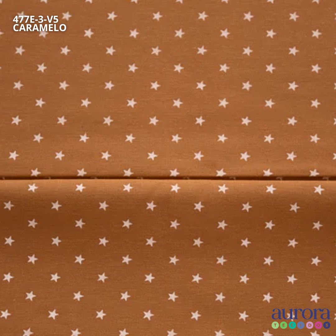Tricoline Modena 100% Algodão - Estrela
