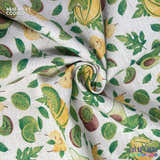 484E - Cotton Linen - Linho com Algodão - Abacate, Limão e Kiwi